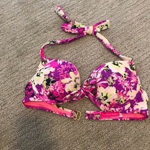 Hawaiian bikini top Victoria secret push-up 34B